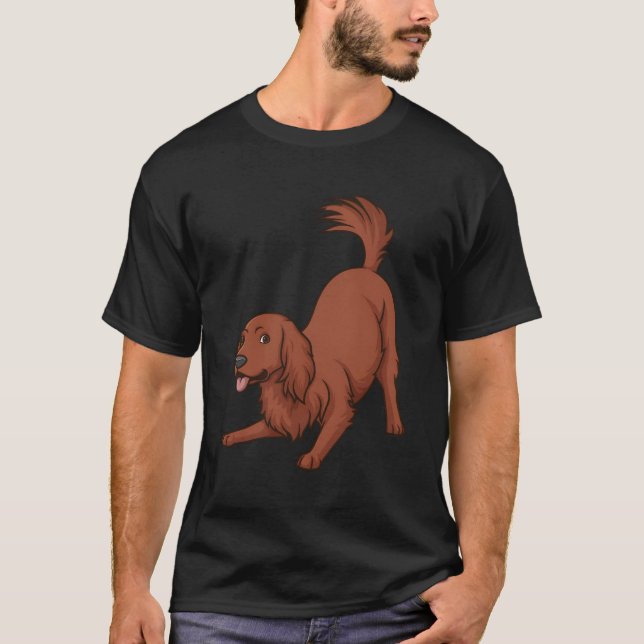Irish Setter Dogs Playful Irish Setter T-Shirt (Front)