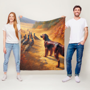 Irish Setter      Fleece Blanket