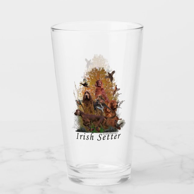 Irish Setter   Glass (Front)