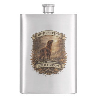 Irish Setter Hip Flask