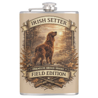 Irish Setter Hip Flask