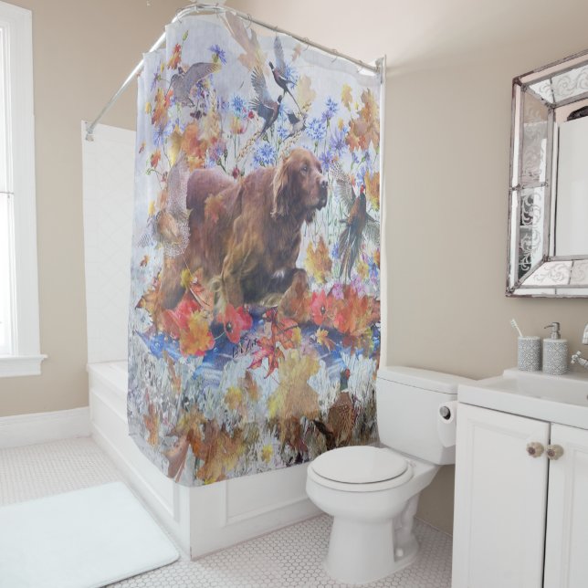 Irish Setter hunting   (In Situ)