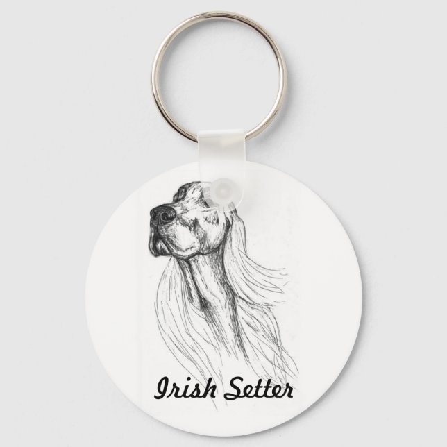 Irish Setter Keychain (Front)
