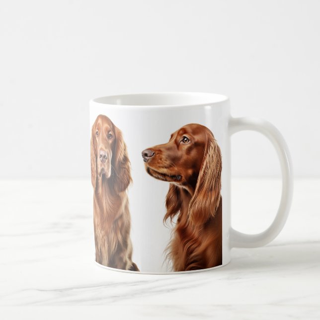 Irish Setter lover coffee mugs (Right)