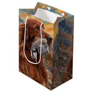 Irish Setter Medium Gift Bag