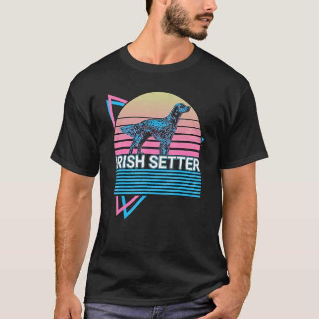 Irish Setter Retro T-Shirt (Front)