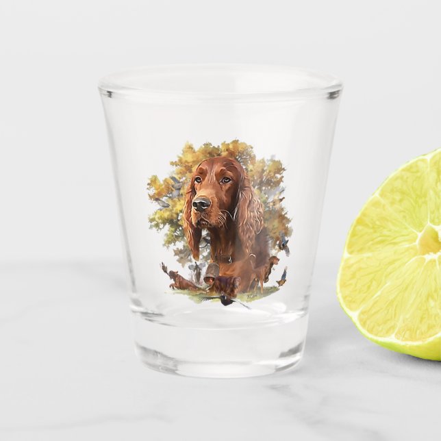 Irish Setter   Shot Glass (Front)