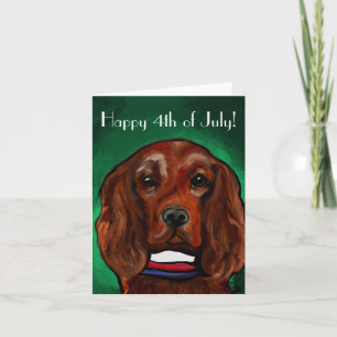 Irish Setter T-Shirt Card