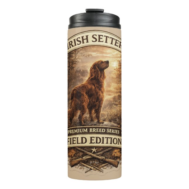 Irish Setter Thermal Tumbler (Front)