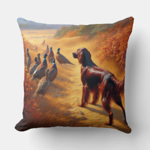 Irish Setter Throw Pillow