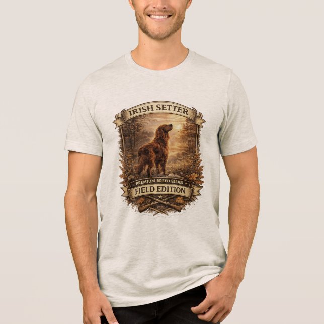 Irish Setter Tri-Blend Shirt (Front)