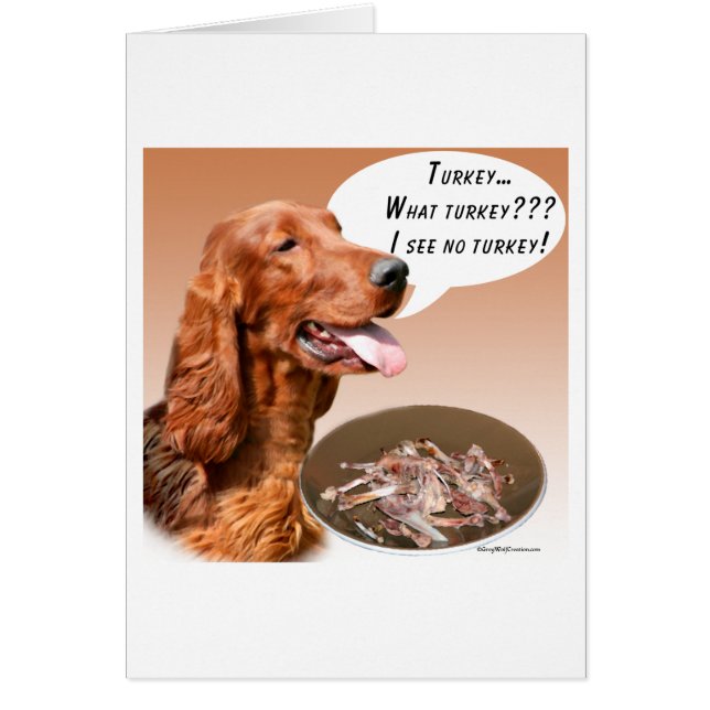 Irish Setter Turkey (Front)