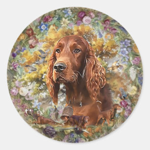 Irish Setter - Ultimate Upland Bird Dog Classic Round Sticker