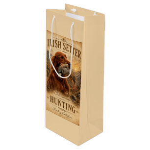 Irish Setter Wine Gift Bag