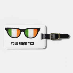 Irish Shades custom luggage tag
