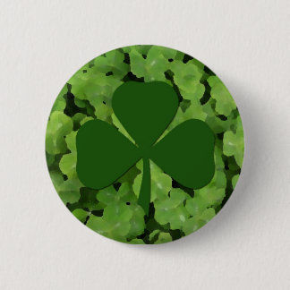 Irish Shamrock 2 Inch Round Button