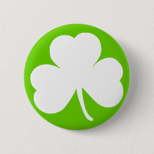 Irish Shamrock 2 Inch Round Button