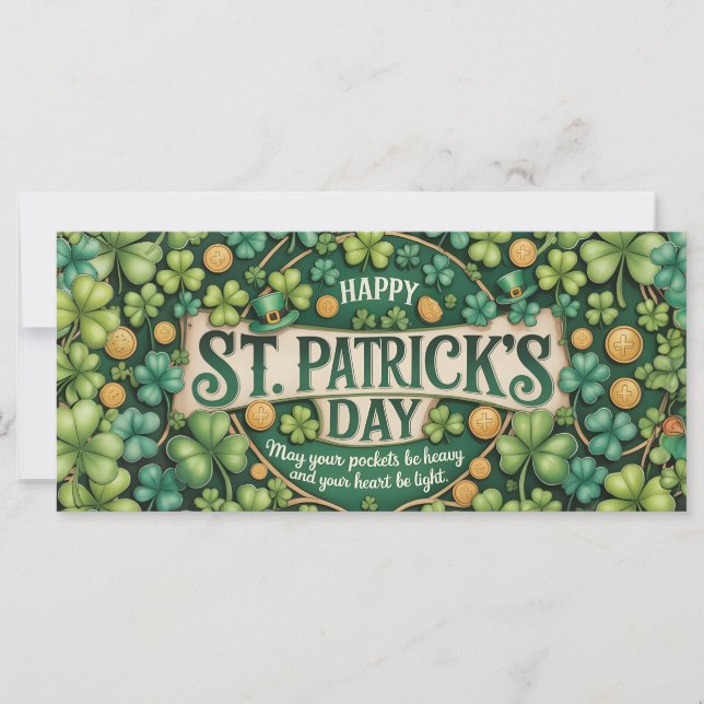 Irish Shamrock Celebration Design (Front)