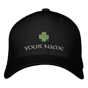 Irish shamrock cover St Patrick's Embroidered Hat