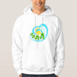 Irish shamrock cross for Saint Patrick’s Day Hoodie