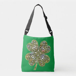Irish Shamrock Crossbody Bag