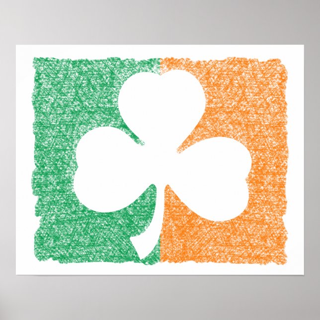 Irish Shamrock custom poster (Front)