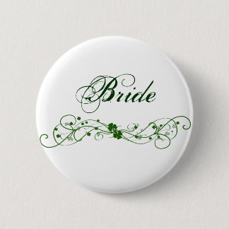 Irish Shamrock design 2 Inch Round Button