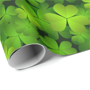 Irish Shamrock Gift Wrap