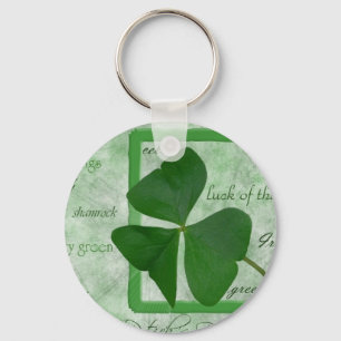 Irish  Shamrock GoodLuck Keychain