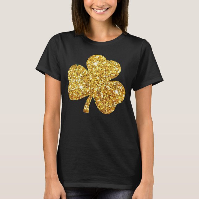 Irish Shamrock  Green C St Patrick s Day T-Shirt (Front)