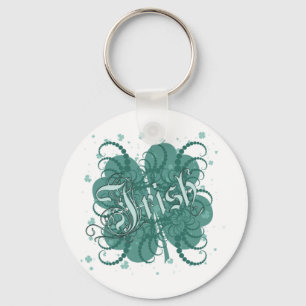 Irish Shamrock Keychain