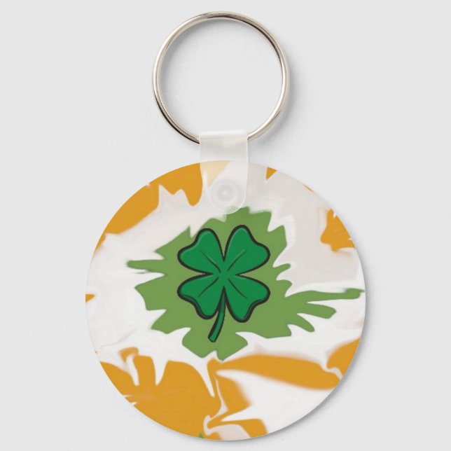 Irish shamrock keychain (Front)