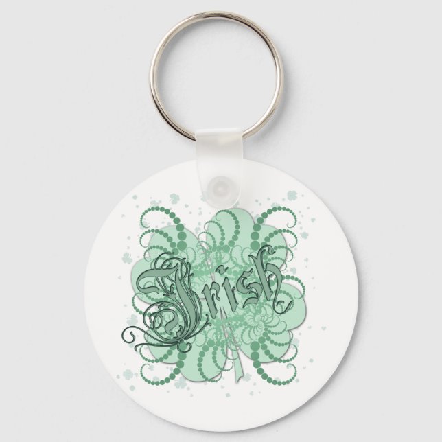Irish Shamrock Keychain (Front)