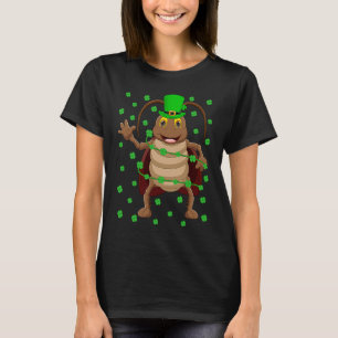Irish Shamrock Leprechaun Cockroach St Patrick's D T-Shirt