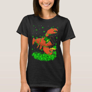 Irish Shamrock Leprechaun Lobster St Patrick's Day T-Shirt