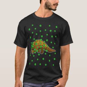 Irish Shamrock Leprechaun Pangolin St Patrick's Da T-Shirt
