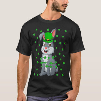 Irish Shamrock Leprechaun Rabbit St Patrick's Day T-Shirt