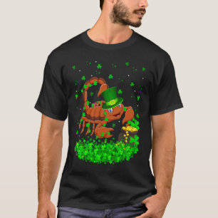 Irish Shamrock Leprechaun Scorpion St Patrick's Da T-Shirt
