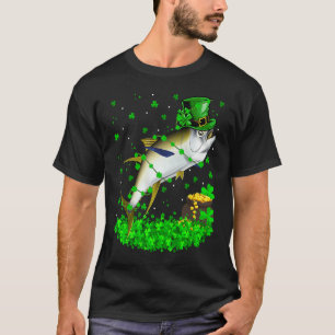 Irish Shamrock Leprechaun Tuna Fish St Patrick's D T-Shirt