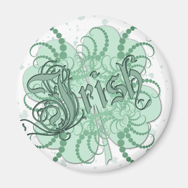 Irish Shamrock Magnet (Front)