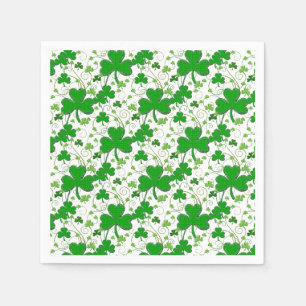 Irish Shamrock Pattern Napkin