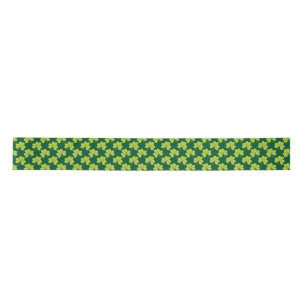 Irish Shamrock Satin Ribbon