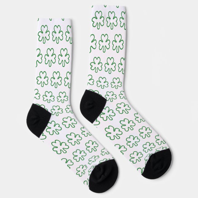 Irish Shamrock Socks (Right)