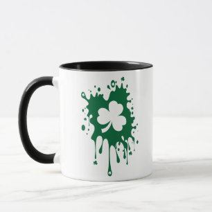 Irish Shamrock Splat ! Mug
