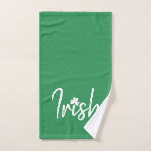 Irish Shamrock St Patricks Day      Bath Towel Set