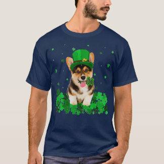 Irish Shamrock St Patricks Day dog Cool T-Shirt