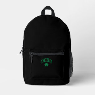 Irish Shamrock St Patricks Day Ireland Pride Irish Printed Backpack