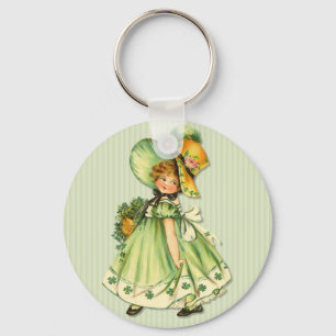 Irish Shamrock Stroll Keychain