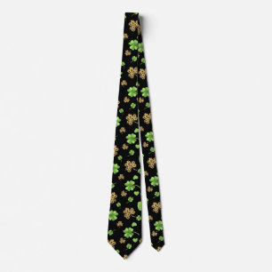 Irish Shamrock Themed Tie