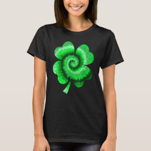 Irish Shamrock Tie Dye Happy St Patrick's Day Go L T-Shirt
